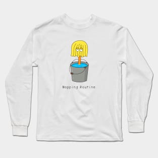 mop and a bucket Long Sleeve T-Shirt